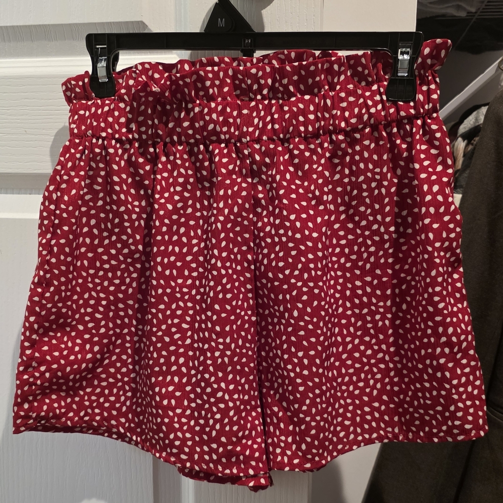 Red Polka Dot Shorts